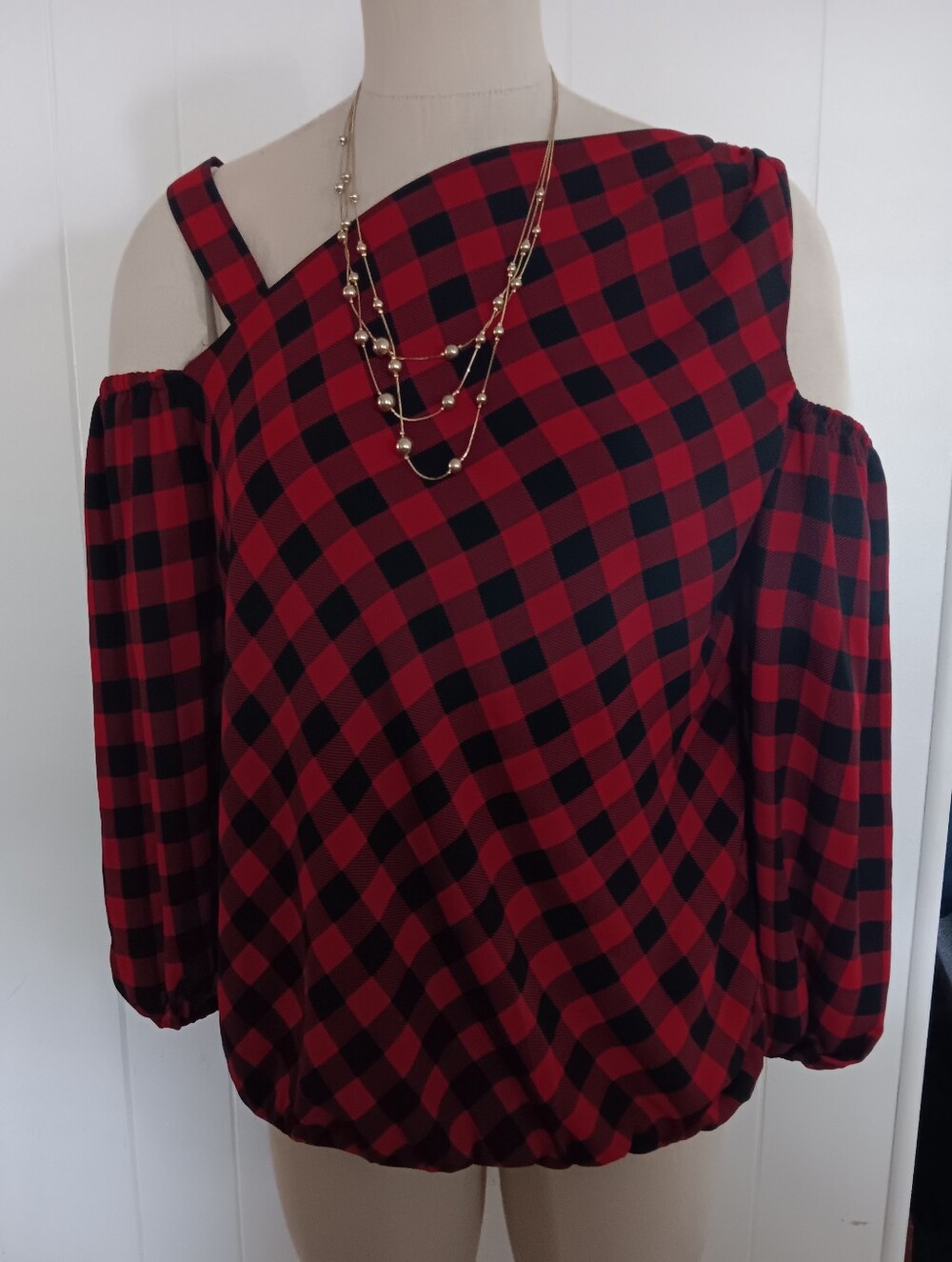 Ralph Lauren Black and Red Top